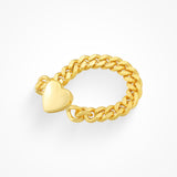 Heart of Gold Ring - EVRYJEWELS